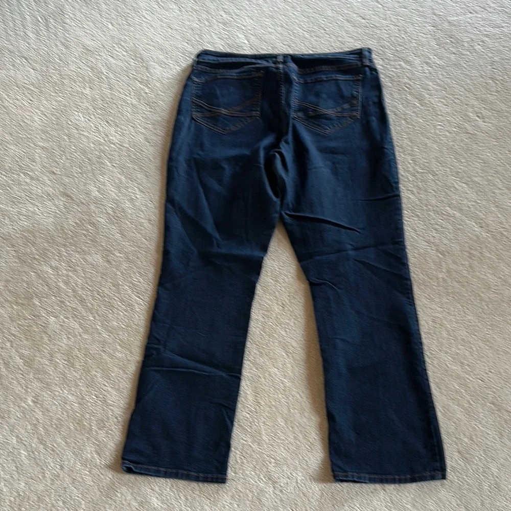 NYDJ Women's Dark Blue Straight Leg Jeans - Picture 3 of 4
